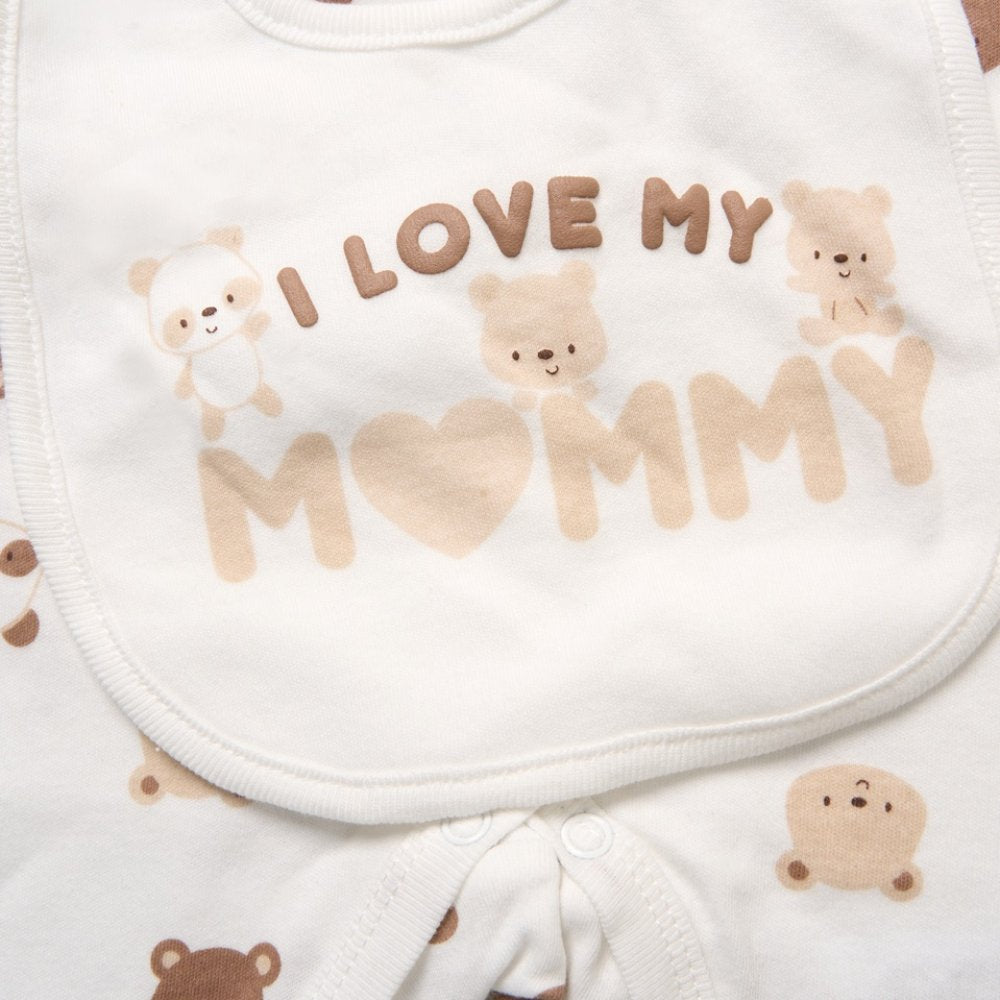 Cream I Love My Mummy 5 Piece Gift Set - Little Moo Baby