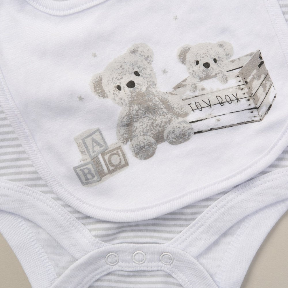 Five Piece Teddy Gift Set - Little Moo Baby