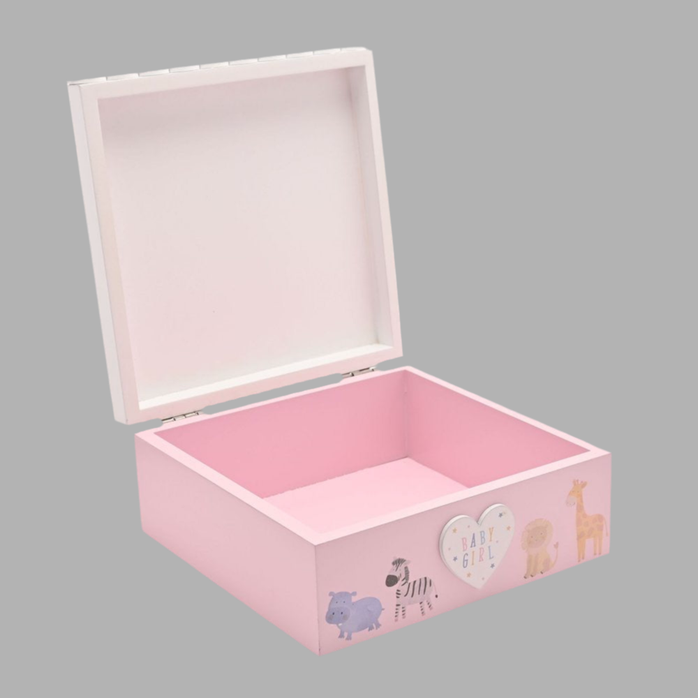 Pink Precious Memories Box Giraffe - Little Moo Baby