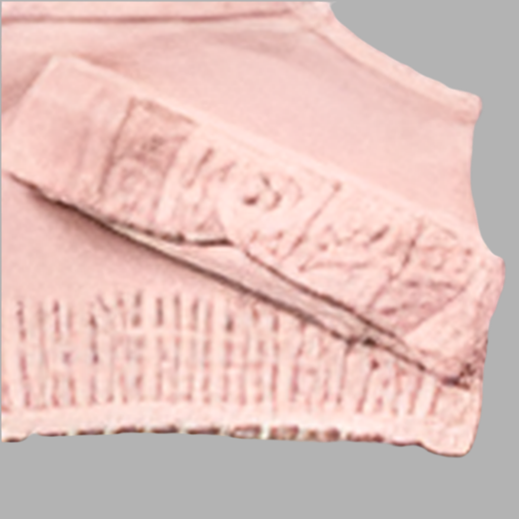Pink Top Denim Shorts & Headband - Little Moo Baby
