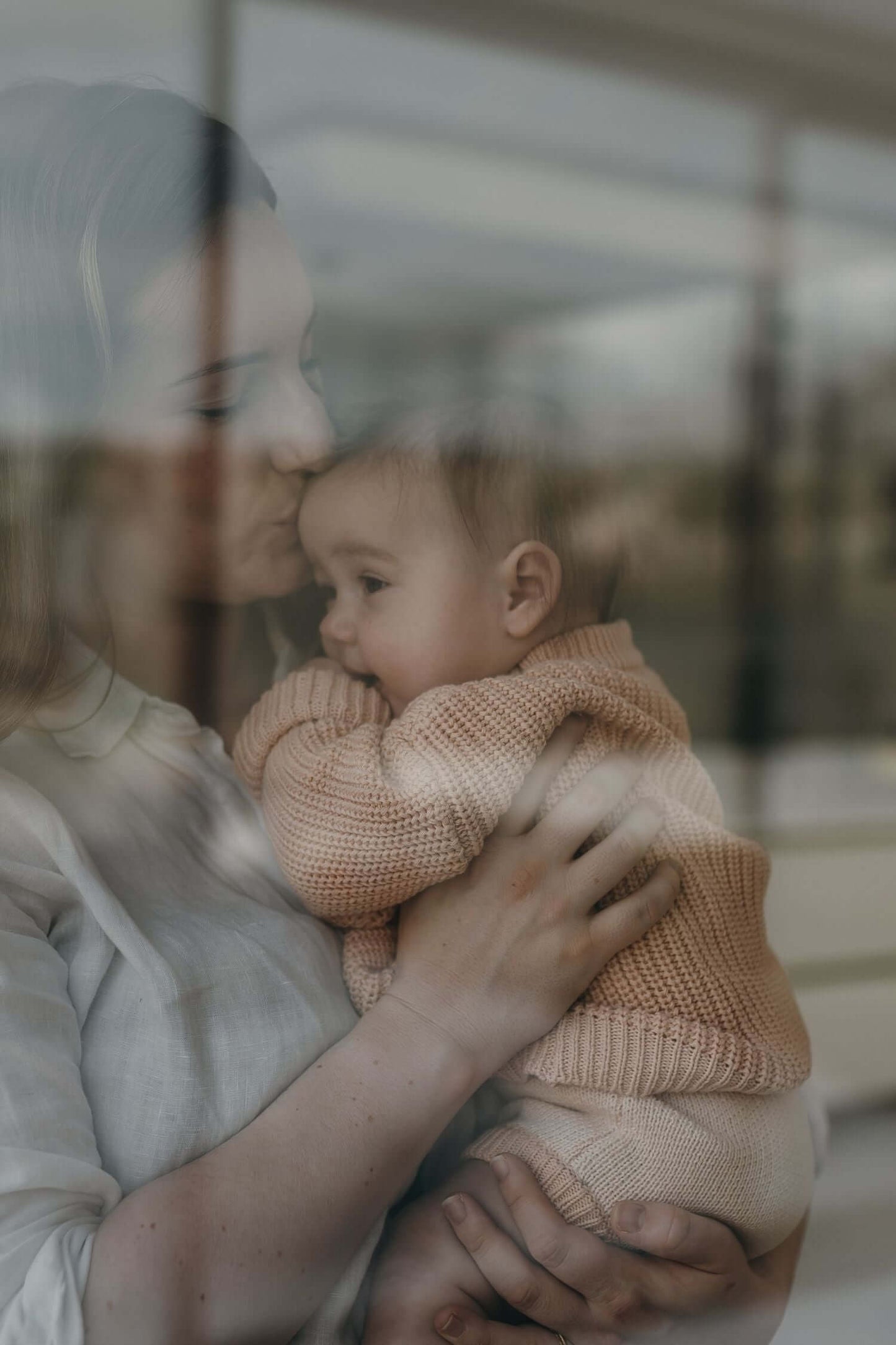 Peach Oversized Jumper - Little Moo Baby