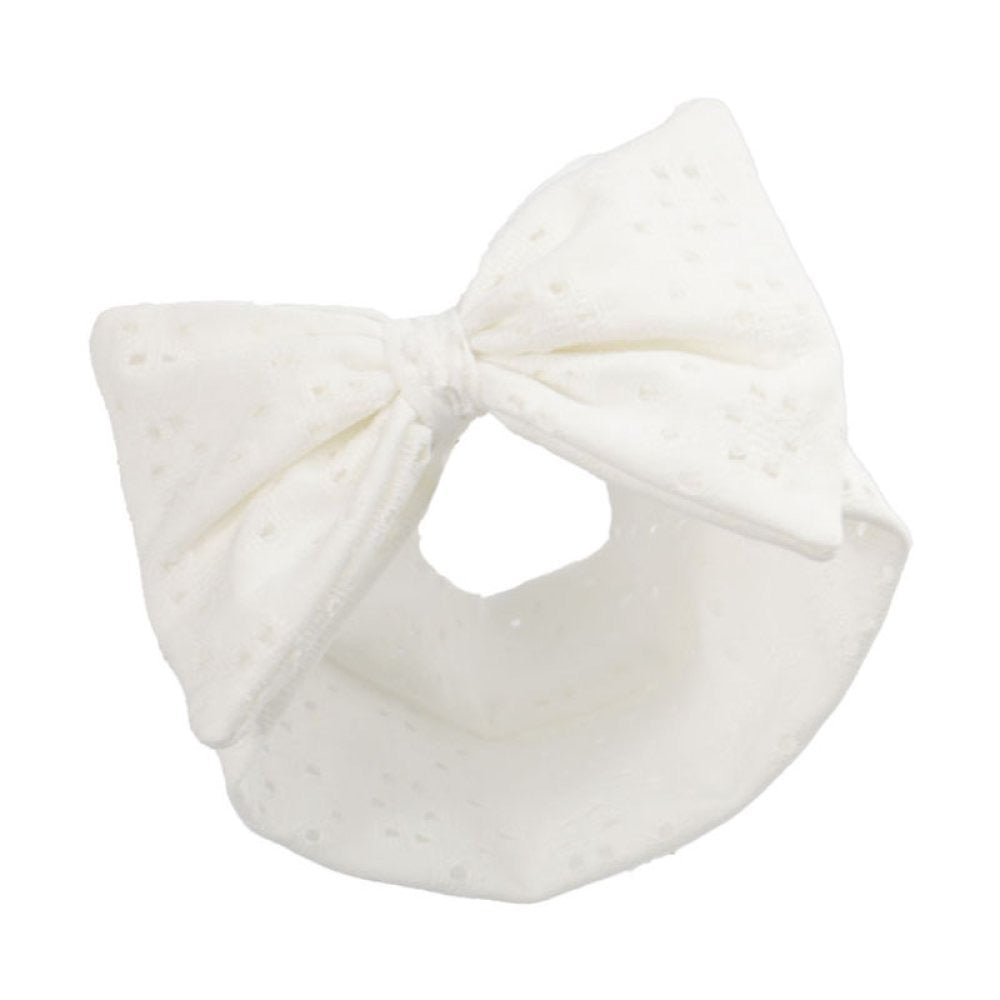White Bowed Headband - Little Moo Baby