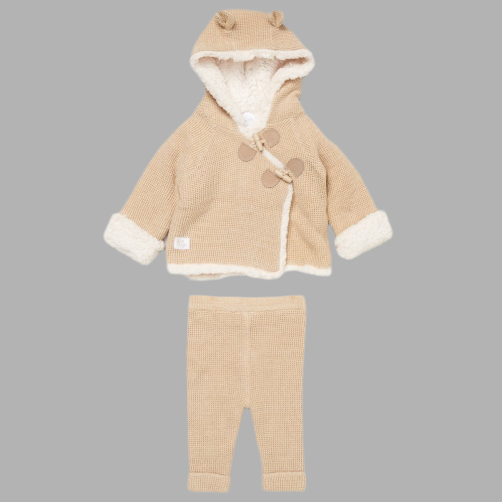 Beige Jacket & Trousers Set - Little Moo Baby