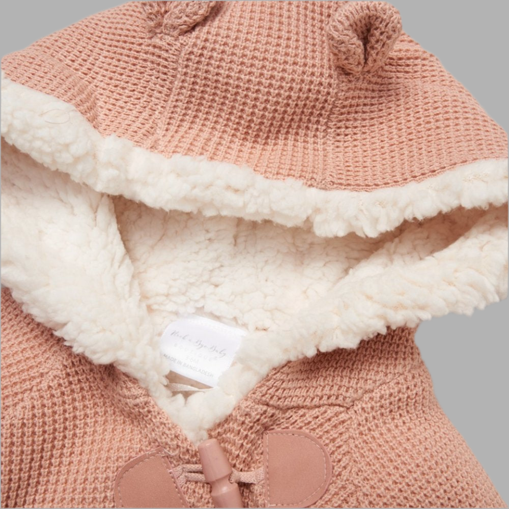 Pink Knitted Jacket & Trousers - Little Moo Baby