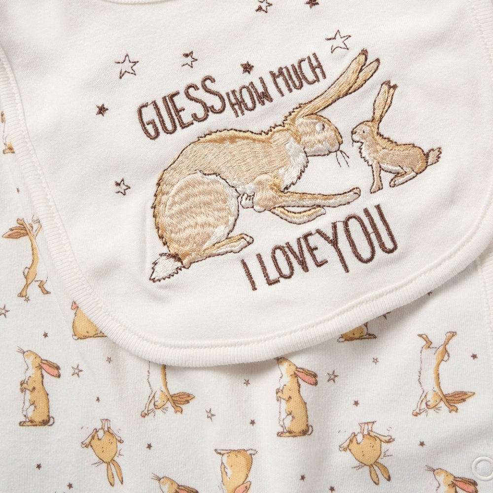 Cream Six Piece Bunny Baby Gift Set - Little Moo Baby