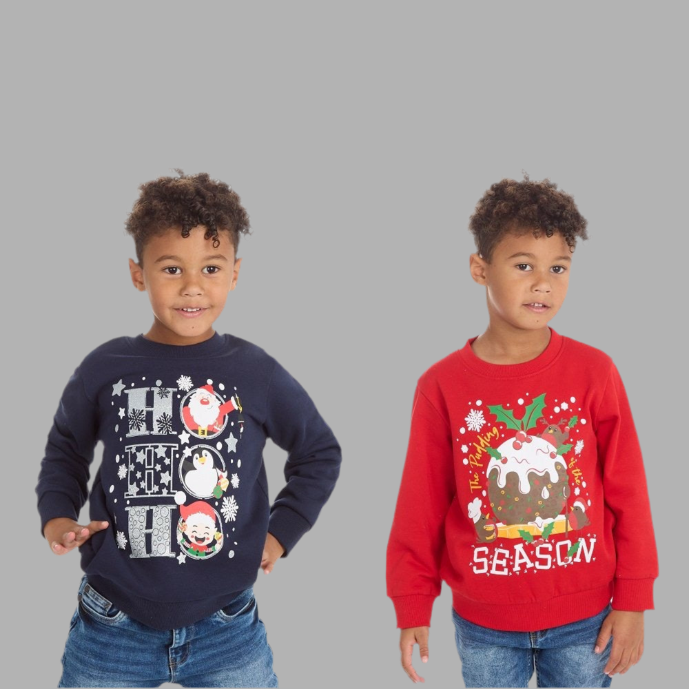 Red Christmas Pudding Sweatshirt