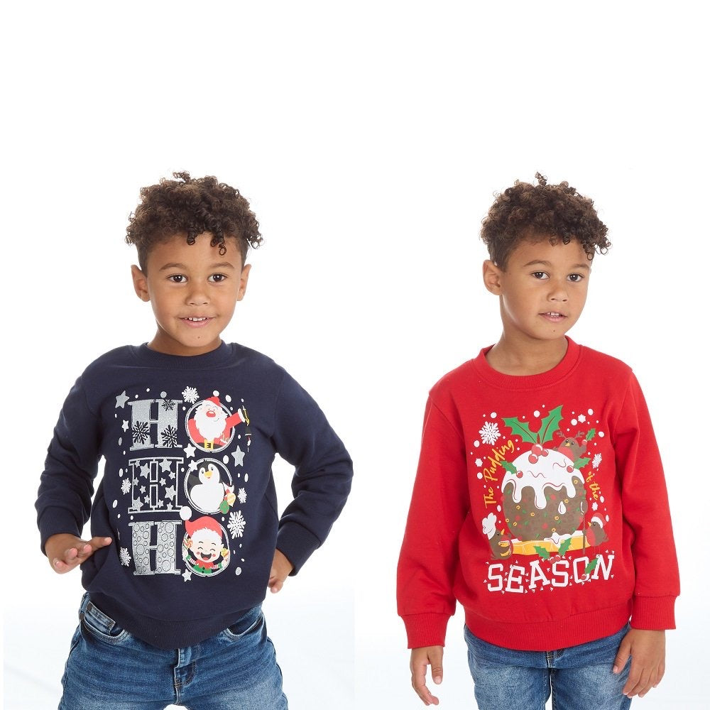 Red Christmas Pudding Sweatshirt