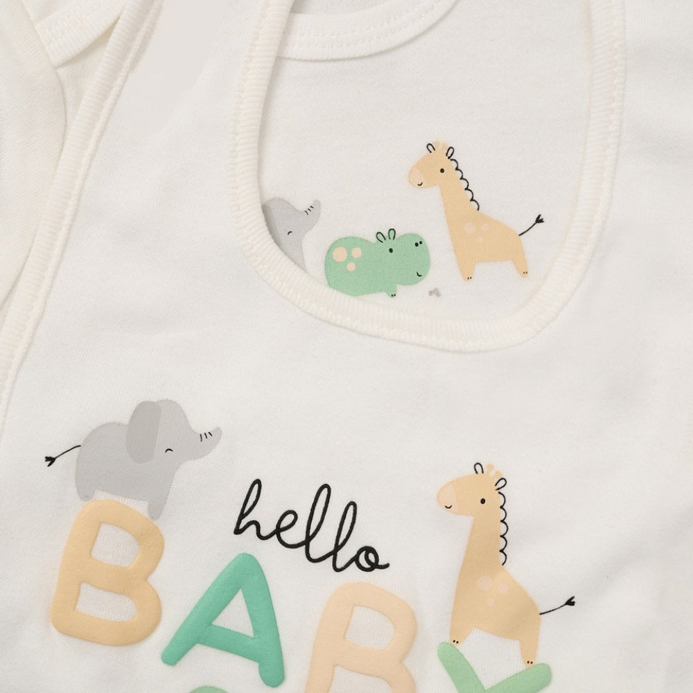 Hello Baby 5 Piece Gift Set - Little Moo Baby