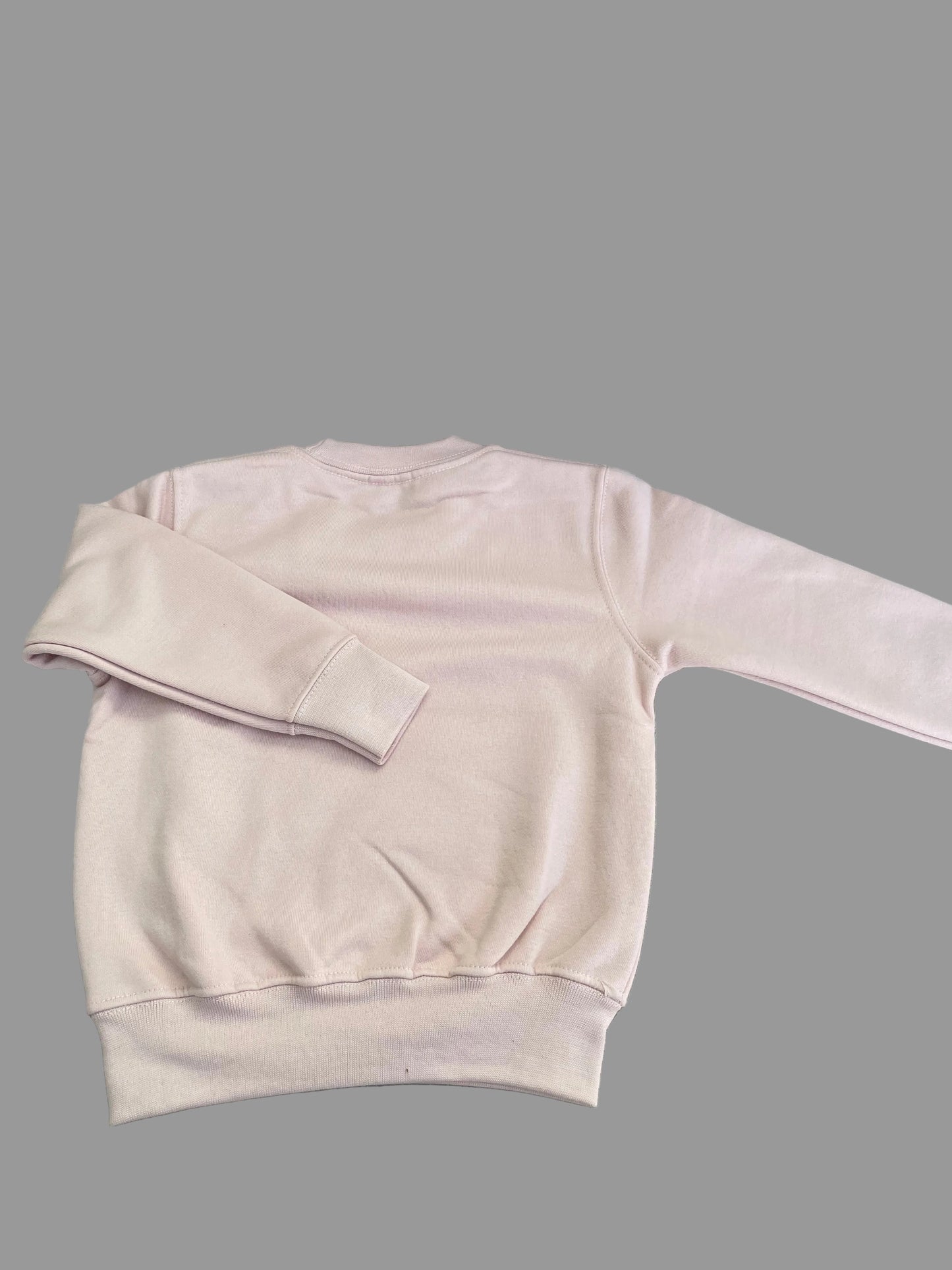 Blush Pink Sweatshirt Happy Little Human