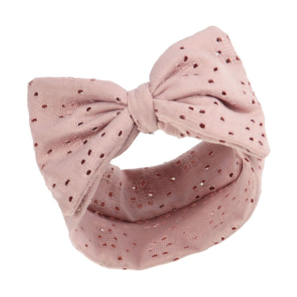 Bowed Headband Rose - Little Moo Baby