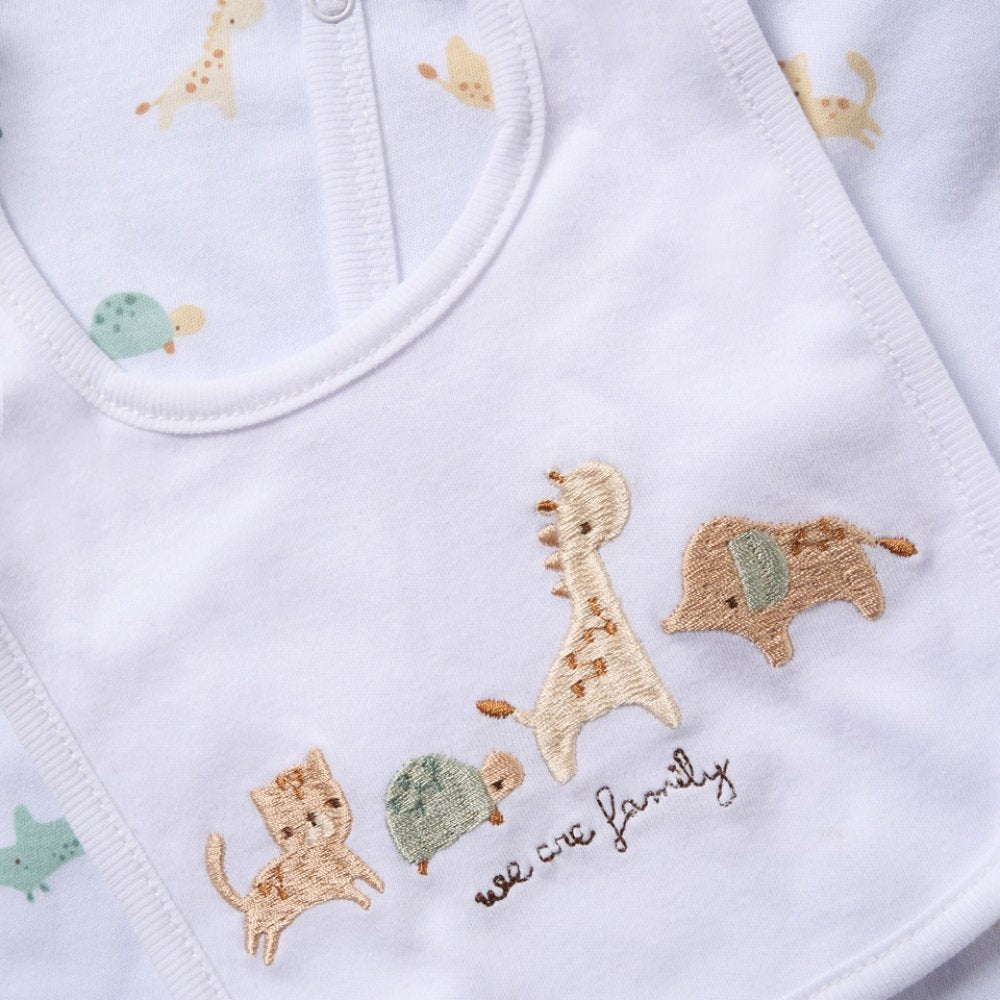 White 8 Piece Turtle Gift Set - Little Moo Baby