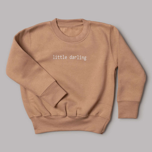 Mocha Little Darling Sweatshirt - Little Moo Baby