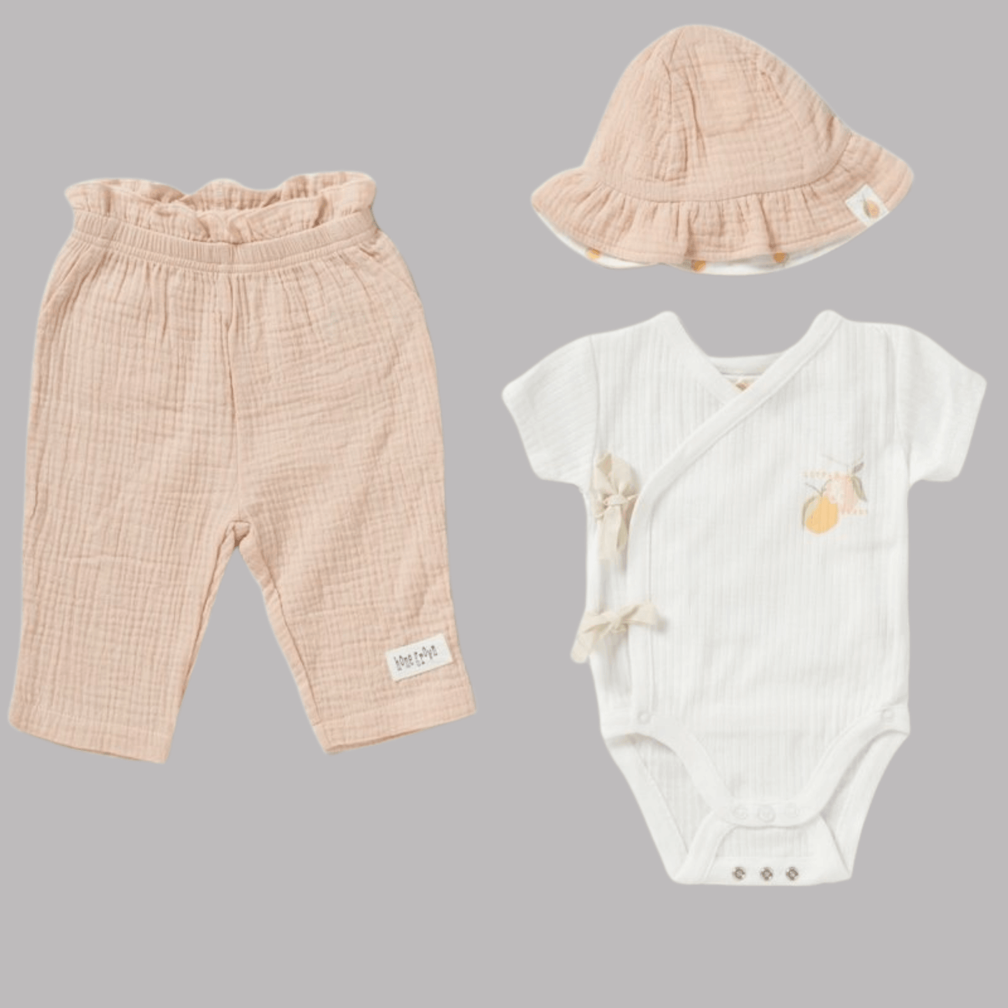 Peach 3 Piece Set