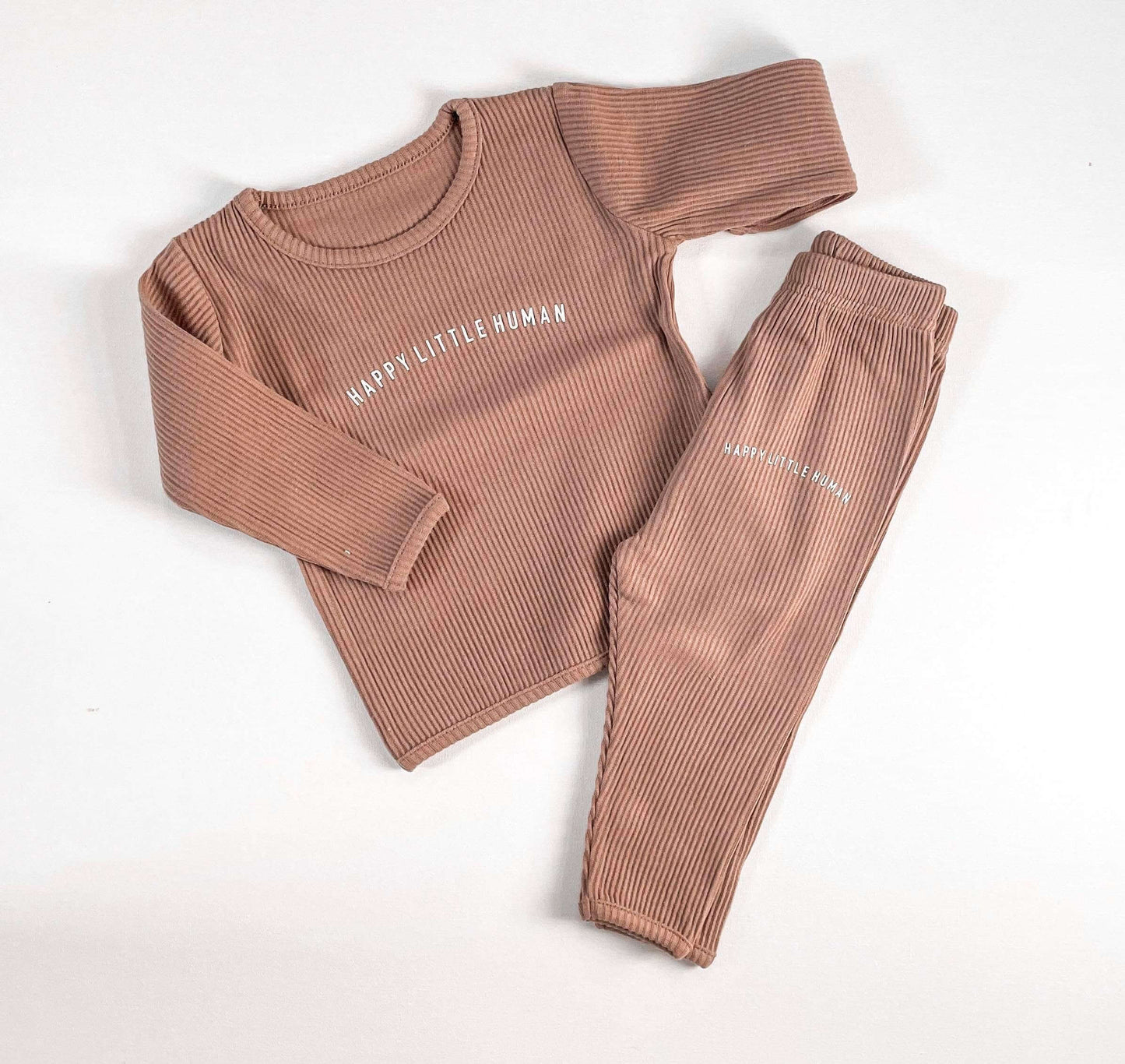 Biscuit Happy Little Human Loungewear - Little Moo Baby