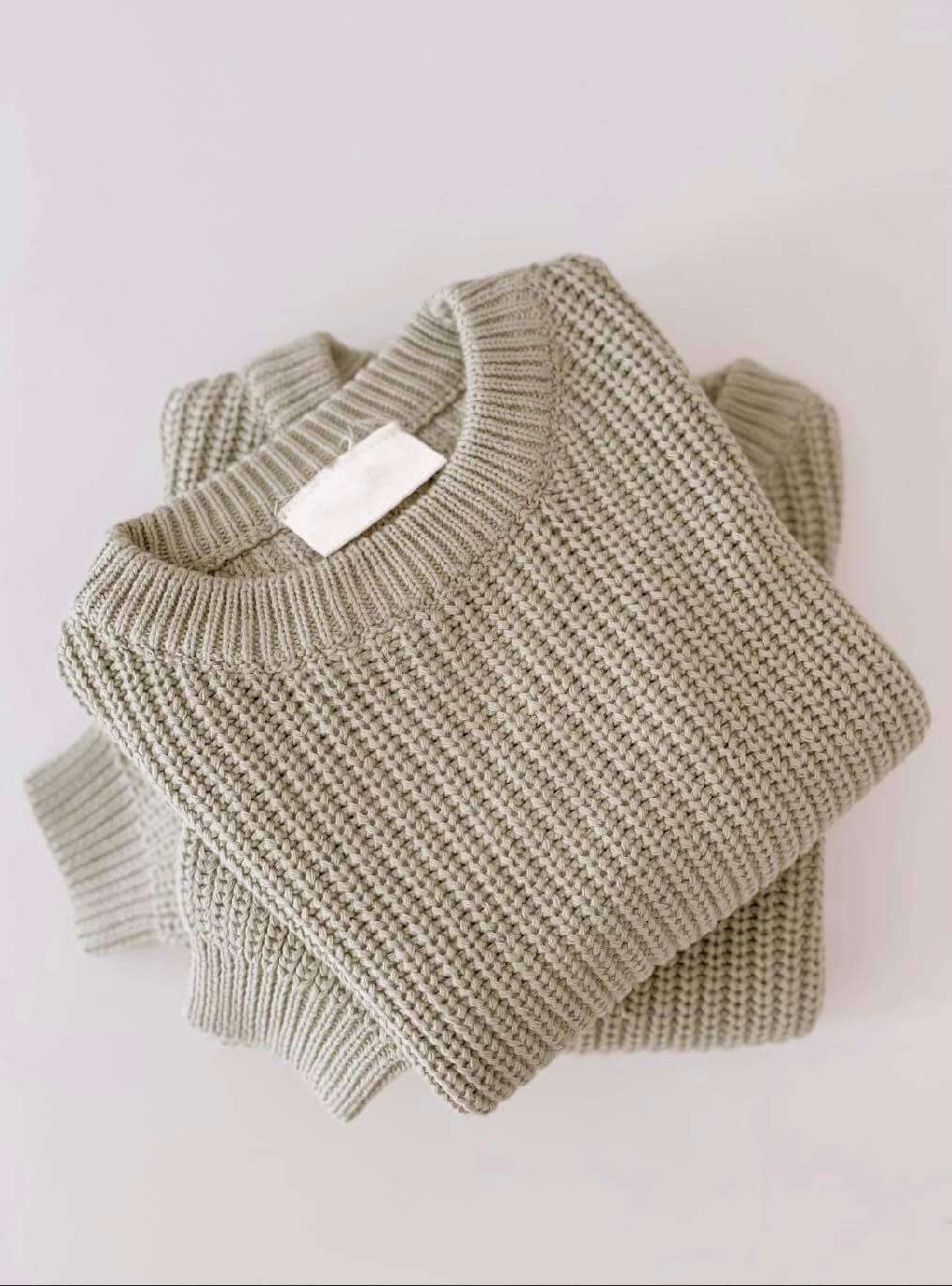 Sage Oversized Jumper - Little Moo Baby