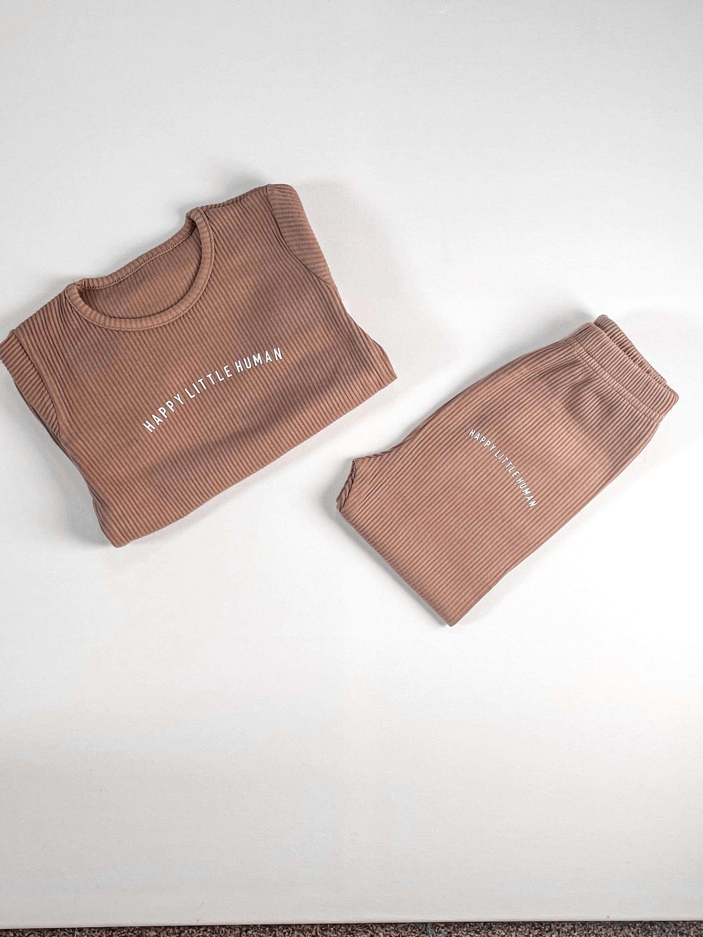 Biscuit Happy Little Human Loungewear - Little Moo Baby