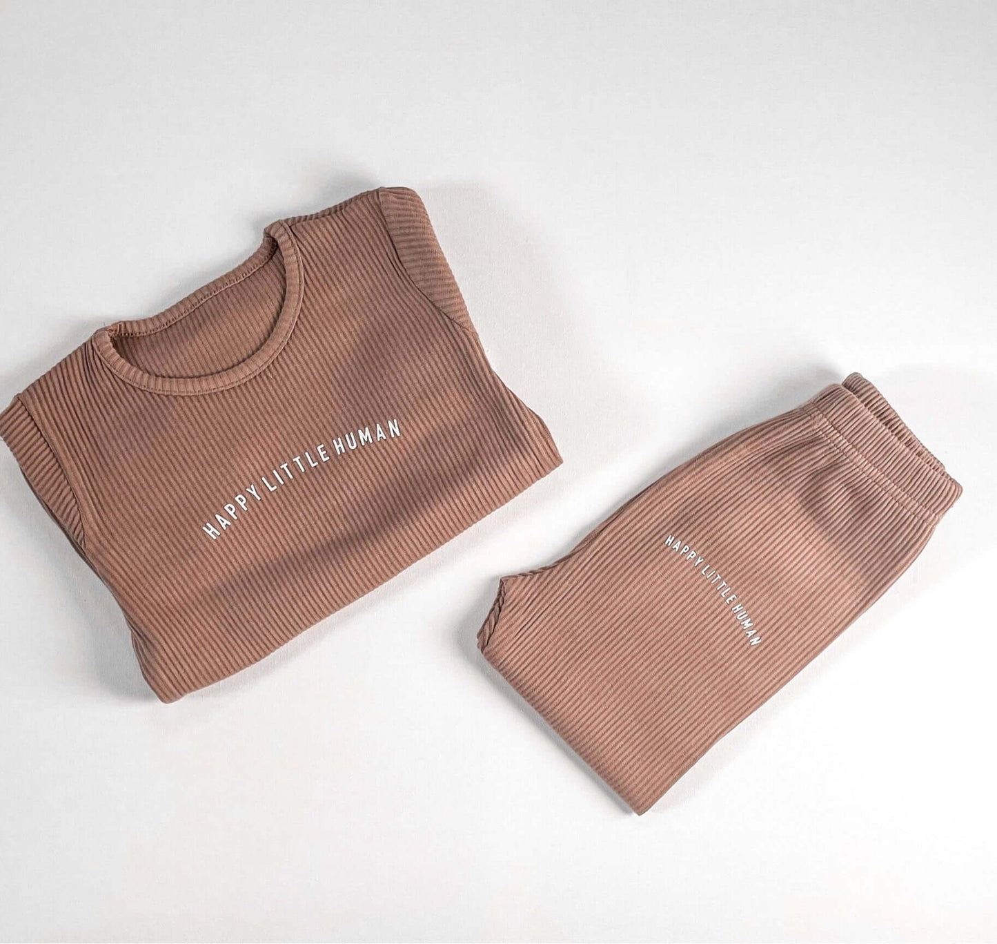 Biscuit Happy Little Human Loungewear - Little Moo Baby