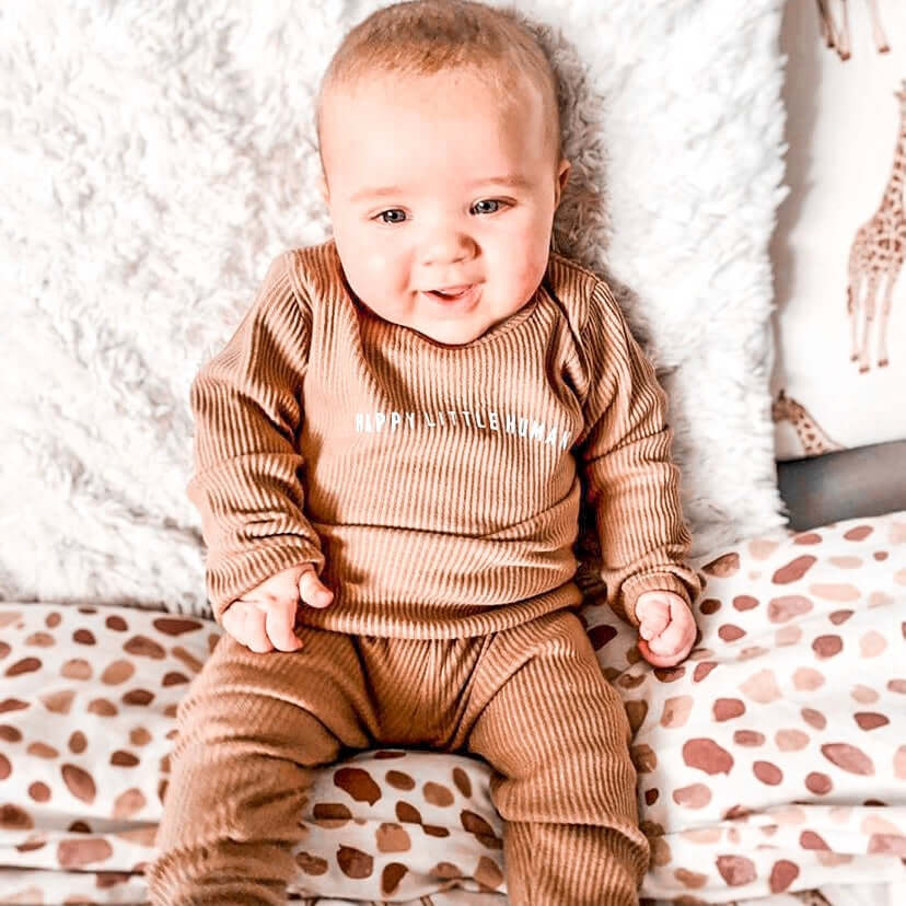 Biscuit Happy Little Human Loungewear - Little Moo Baby