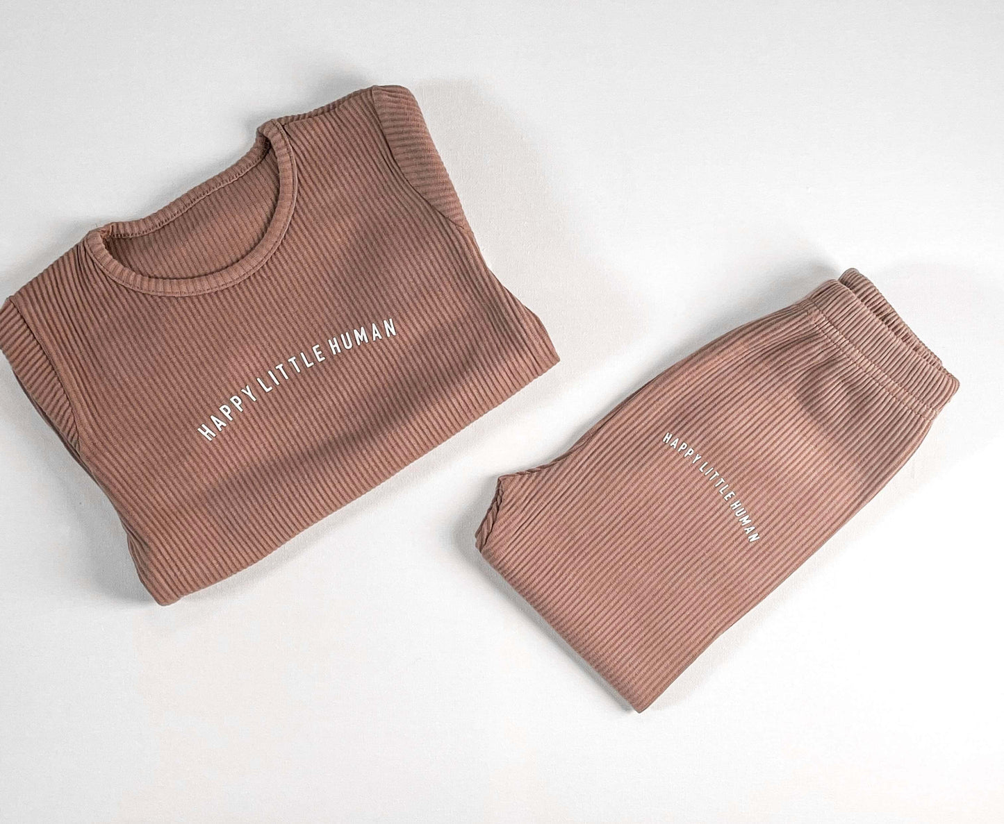 Biscuit Happy Little Human Loungewear - Little Moo Baby