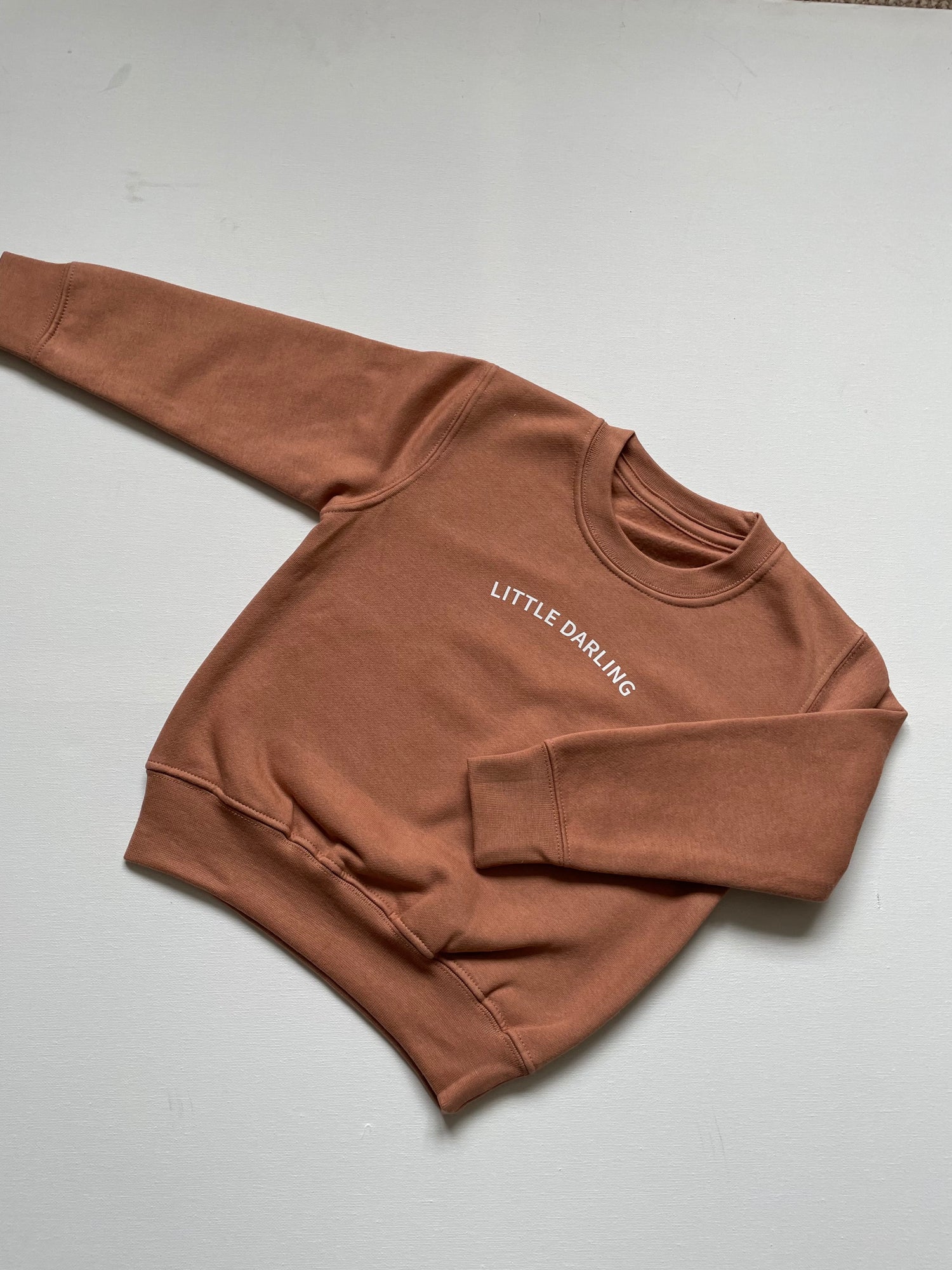 Coral Little Darling Sweatshirt - Little Moo Baby