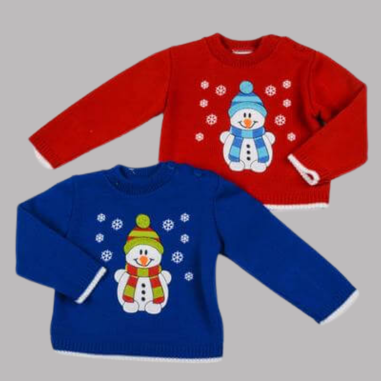 Red Christmas Snowman Jumper