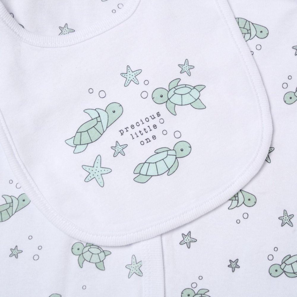 White 5 Piece Turtles Set - Little Moo Baby