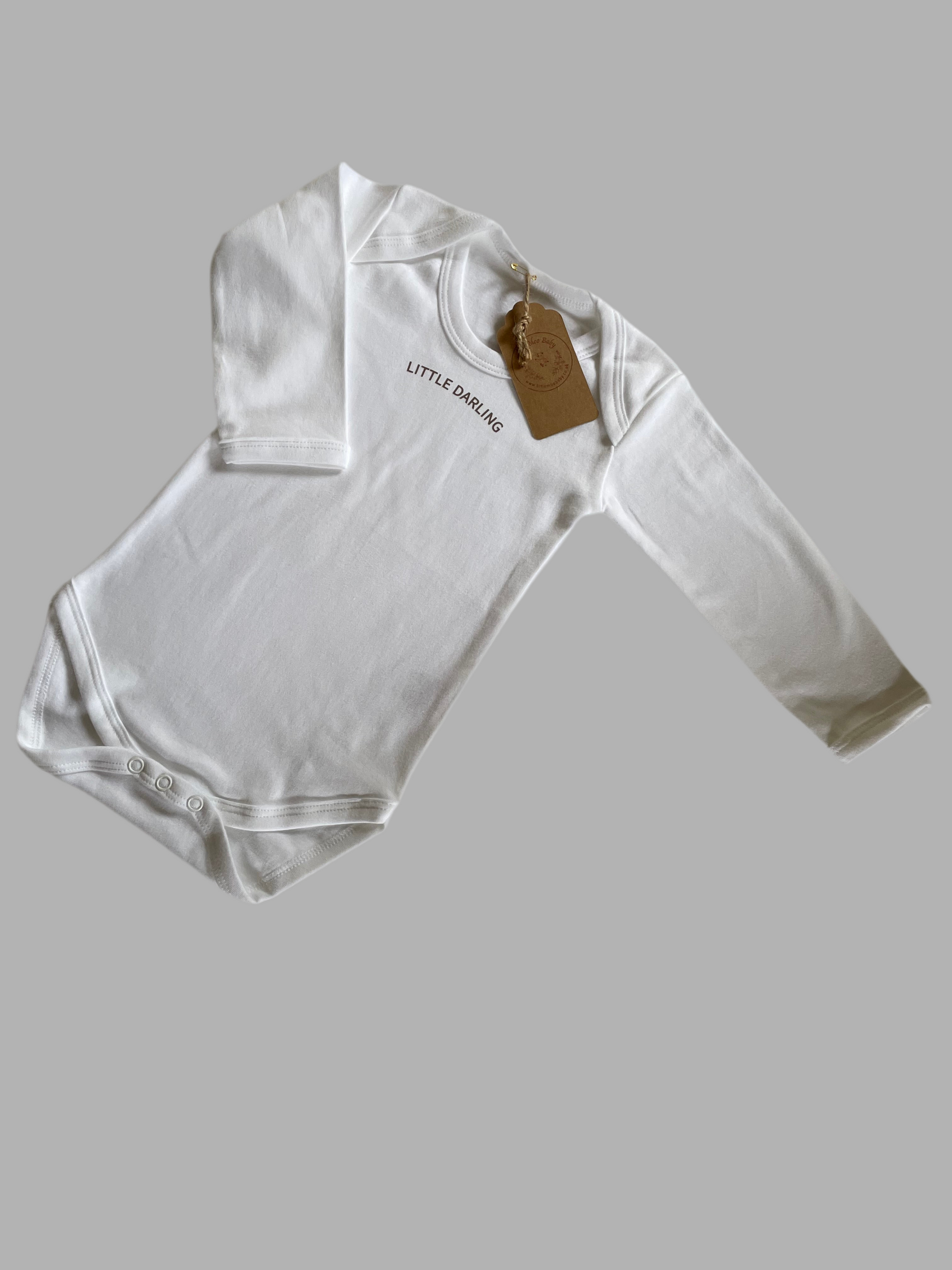 White Little Darling Bodysuit - Little Moo Baby