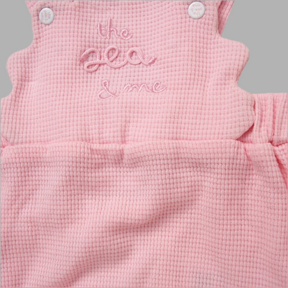 Pink baby Romper & Hat Set