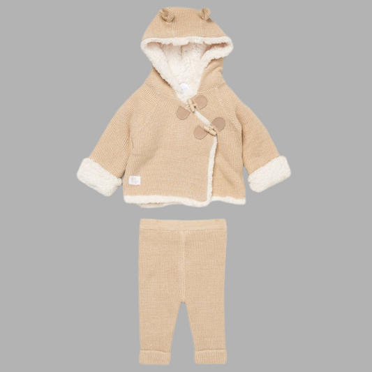 Beige Jacket & Trousers Set - Little Moo Baby