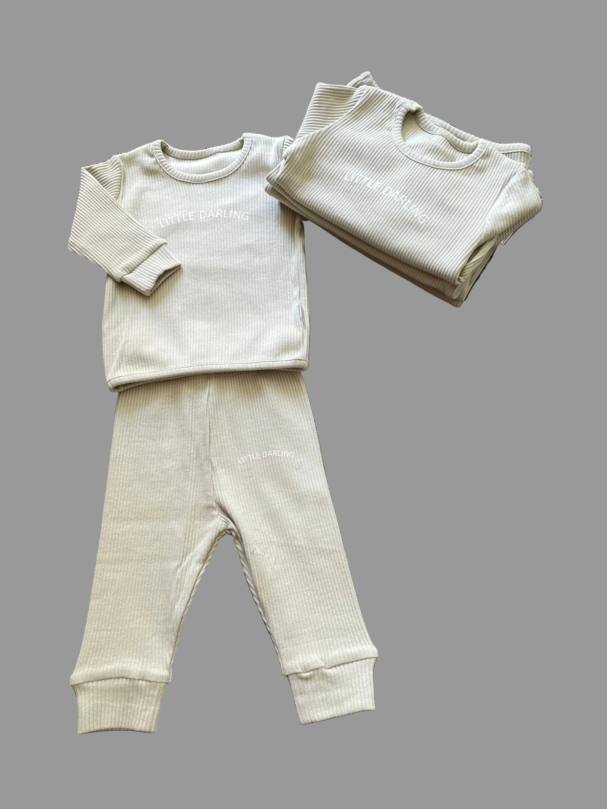 Sage Little Darling Loungewear - Little Moo Baby
