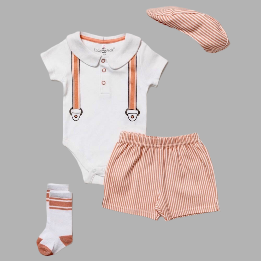 Peach 4 piece set