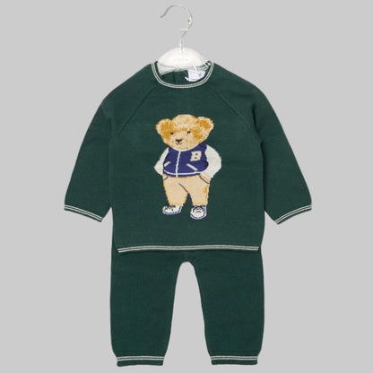 Green 2 Piece Knitted Set - Little Moo Baby