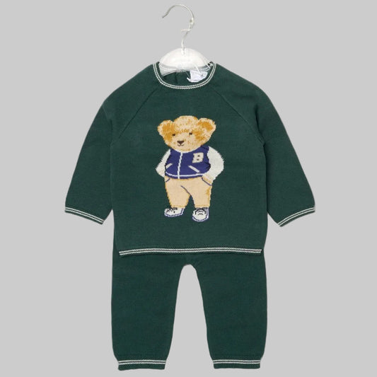 Green 2 Piece Knitted Set - Little Moo Baby