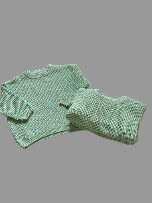 Mint Oversized Jumper