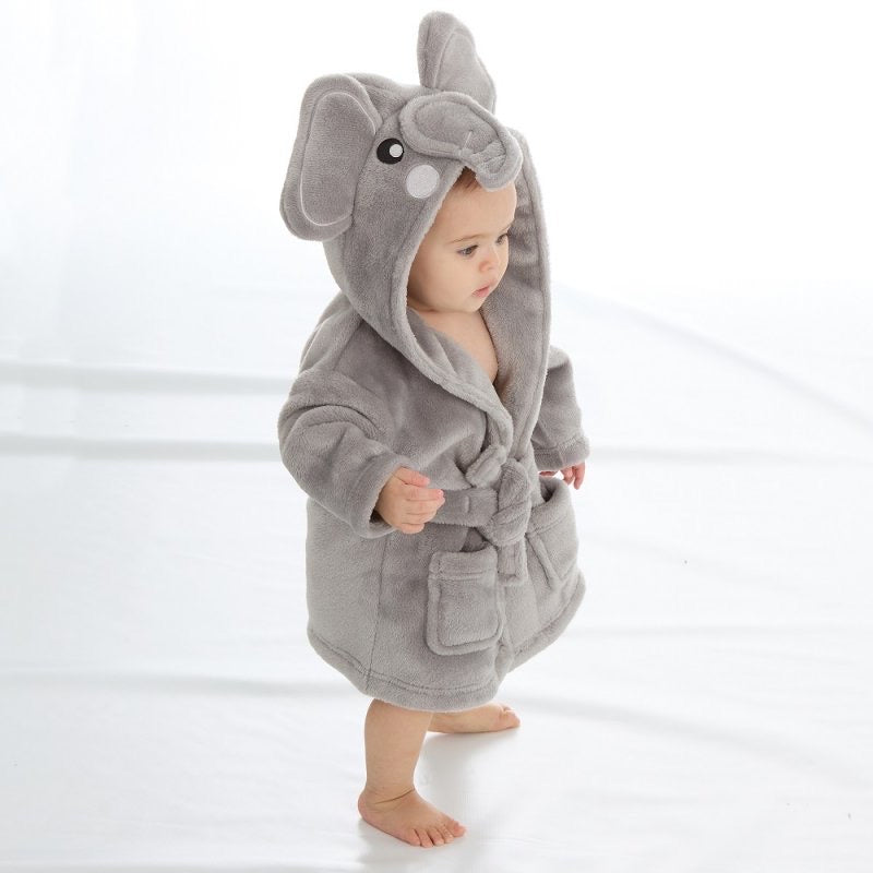 Novelty Elephant Dressing Gown - Little Moo Baby