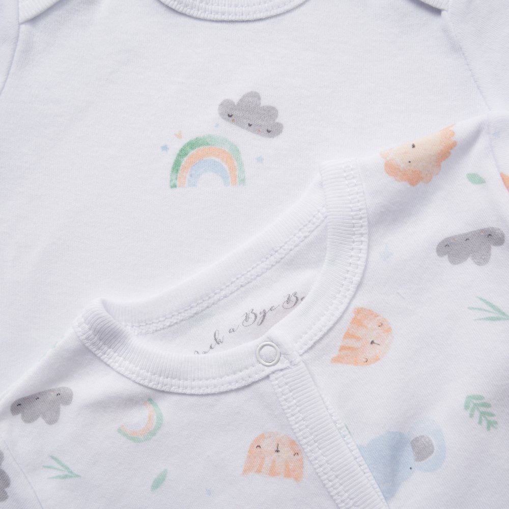 White 5 Piece Set Hello Little One - Little Moo Baby