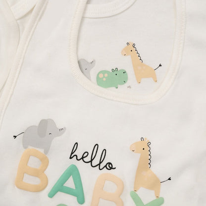 Hello Baby 5 Piece Gift Set - Little Moo Baby