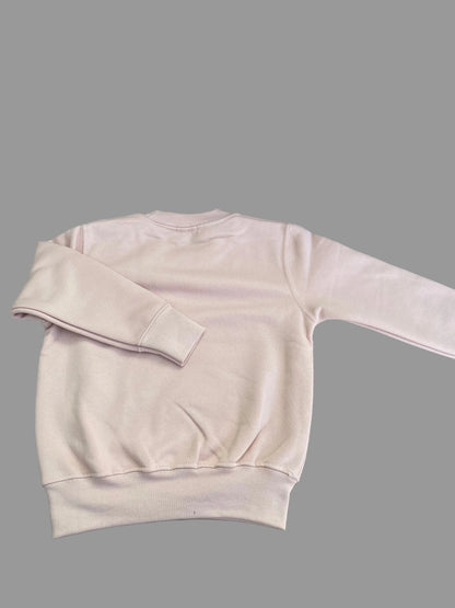Blush Pink Sweatshirt Happy Little Human