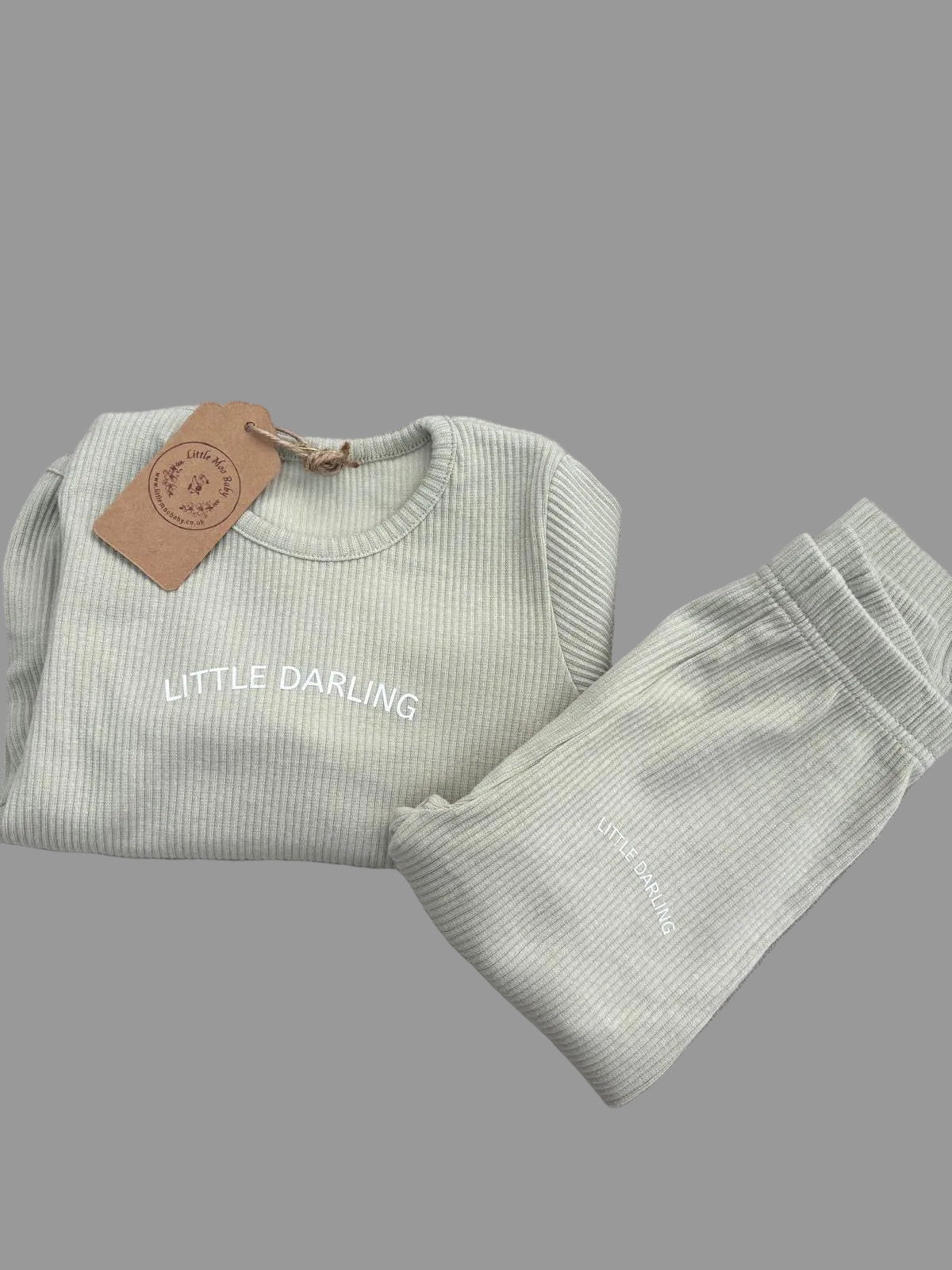 Sage Little Darling Loungewear - Little Moo Baby