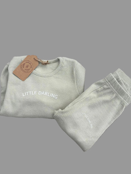 Sage Little Darling Loungewear - Little Moo Baby