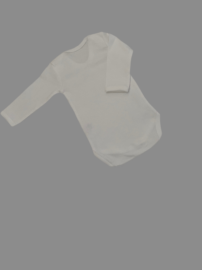 White Little Piece of Magic Long Sleeved Bodysuit