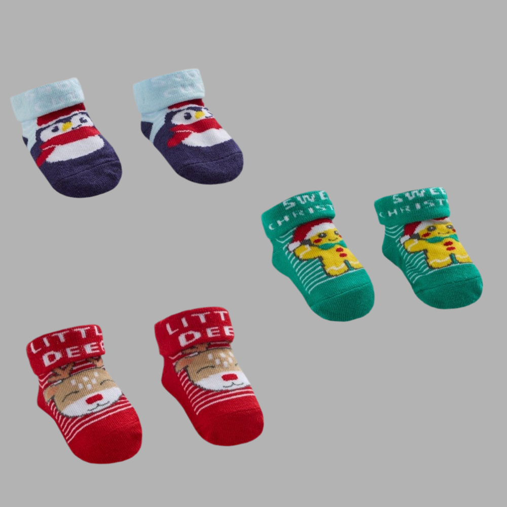 Christmas Socks In Gift Bag - Little Moo Baby