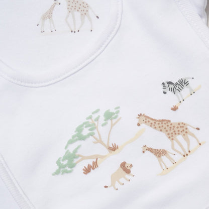 White Safari 5 Piece Gift Set - Little Moo Baby