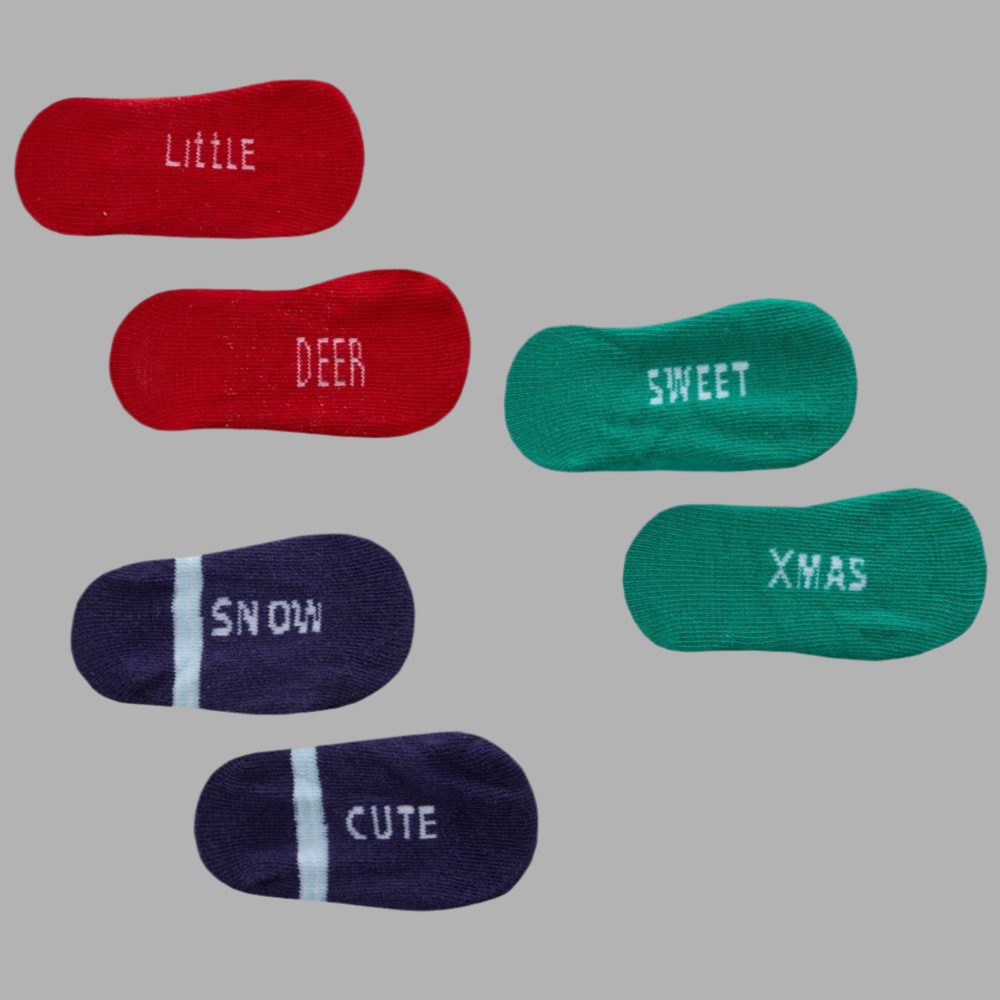 Christmas Socks In Gift Bag - Little Moo Baby