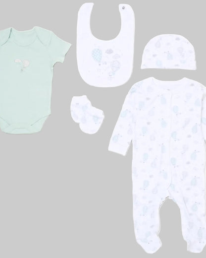 White Air Balloon 5 Piece Set - Little Moo Baby