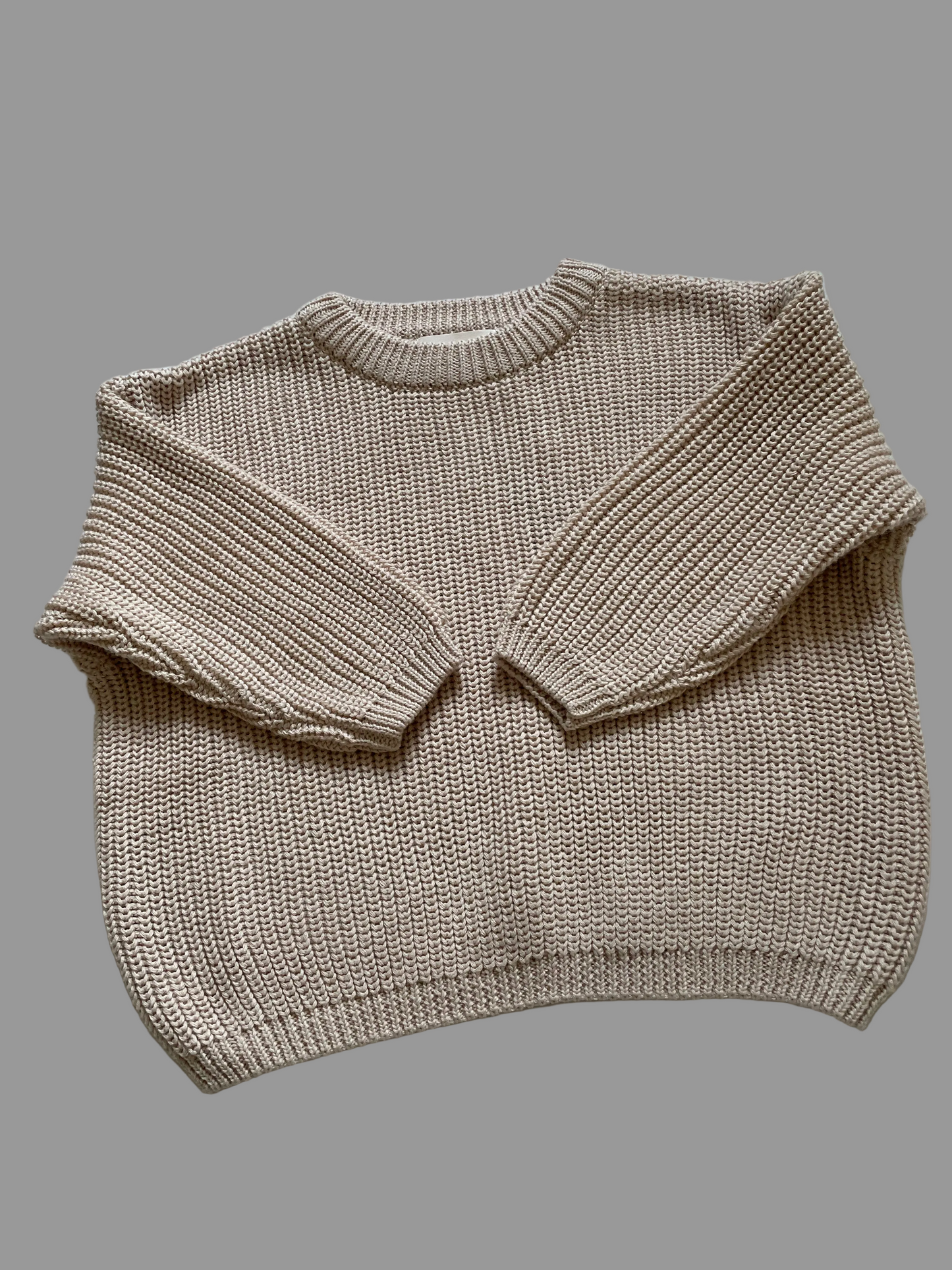 Oatmeal Oversized Jumper