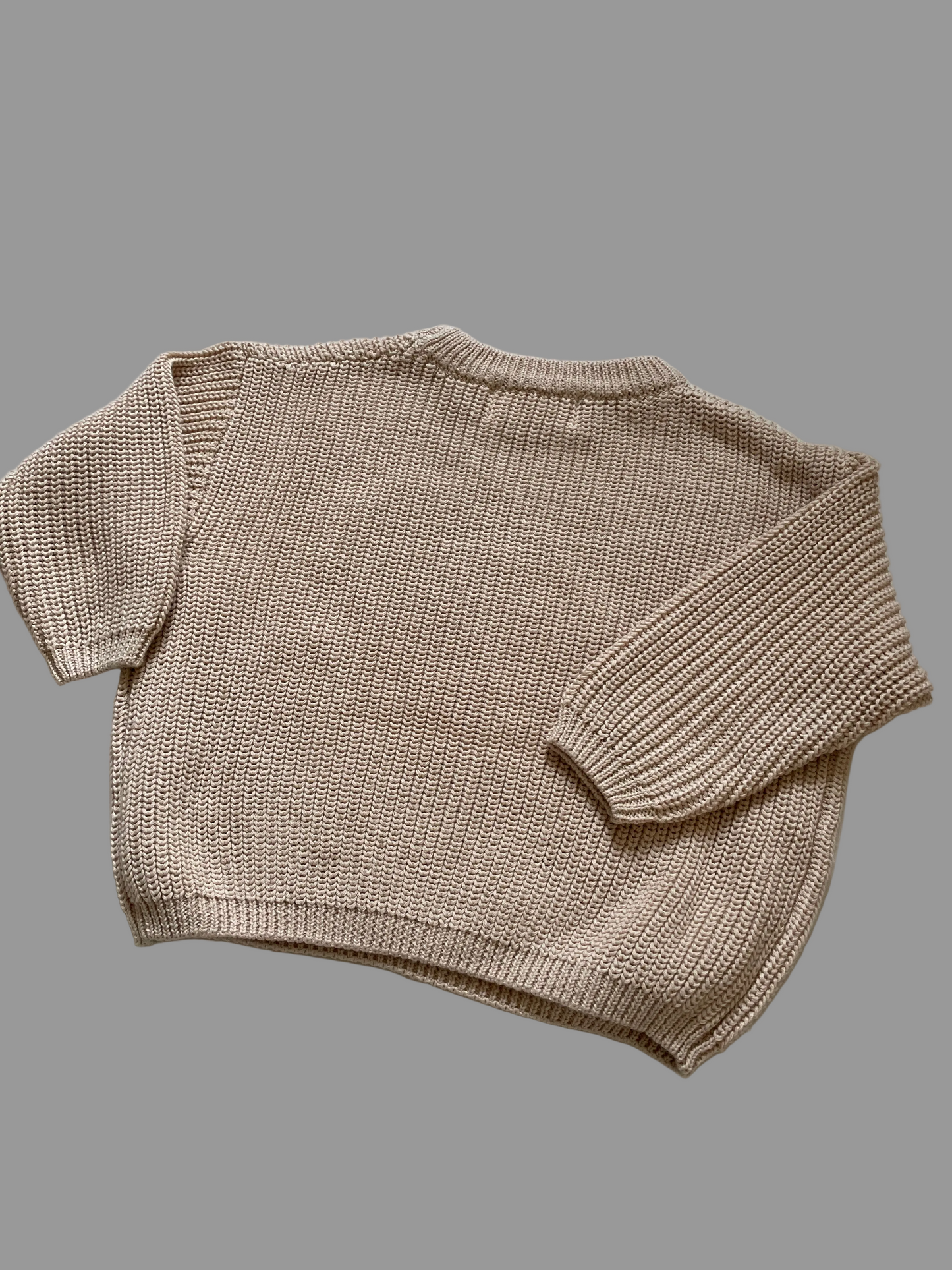 Oatmeal Oversized Jumper