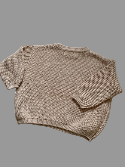 Oatmeal Oversized Jumper
