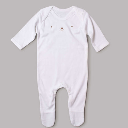 White Little Bear Romper