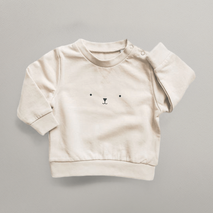 Cream Little Bear Sweatshirt